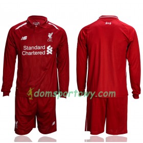Koszulka Liverpool Dziecięcy Domowe Koszulki Piłkarskie 2018-2019 Długi Rękaw